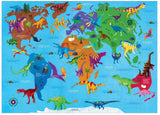 Mudpuppy Puzzle Dinosaur World Geography