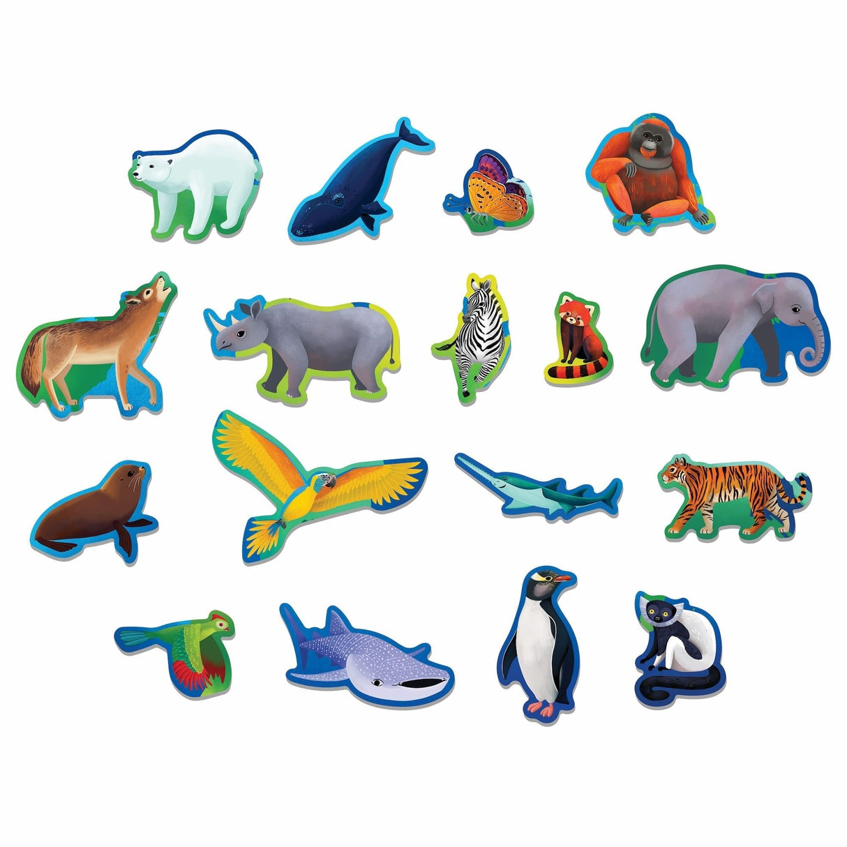 MudPuppy: Endangered Species Around the World 80 Piece Geography Puzzle