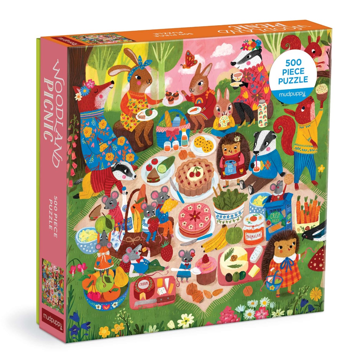 MudPuppy: Woodland Picnic - 500pc Family Puzzle