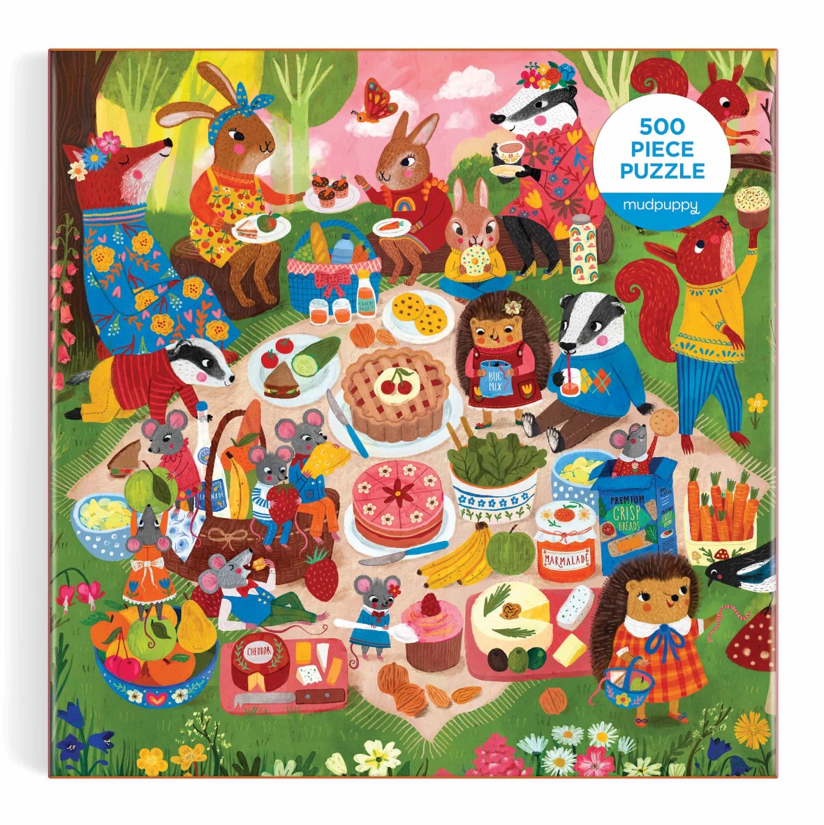 MudPuppy: Woodland Picnic - 500pc Family Puzzle