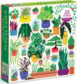 MudPuppy: Happy Plants - 500pc Family Puzzle