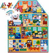 MudPuppy: My House My Home - 100 Piece House-Shaped Puzzle