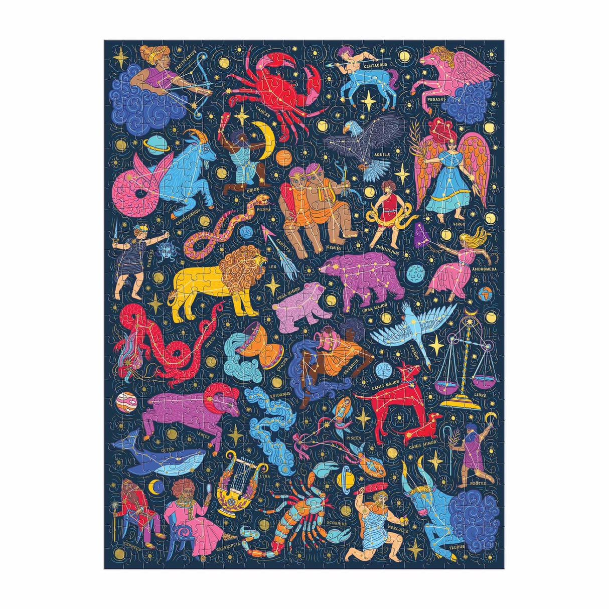 Galison Constellations 101: Stargazing Book Puzzle - 500 Piece