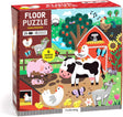 MudPuppy: Farm Friends - 25 Piece Floor Puzzle with Shaped Pieces
