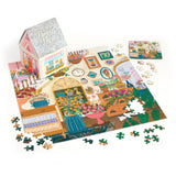 Galison Joy Laforme - Flower Shop House Shaped Puzzle - 500 Piece