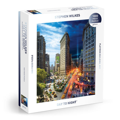 Galison Stephen Wilkes Day to Night Flatiron Puzzle - 1000 Piece