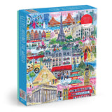 Galison Michael Storrings Cities Around the World Puzzle - 1000 Piece