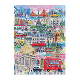 Galison Michael Storrings Cities Around the World Puzzle - 1000 Piece
