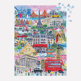 Galison Michael Storrings Cities Around the World Puzzle - 1000 Piece