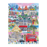 Galison Michael Storrings Cities Around the World Puzzle - 1000 Piece