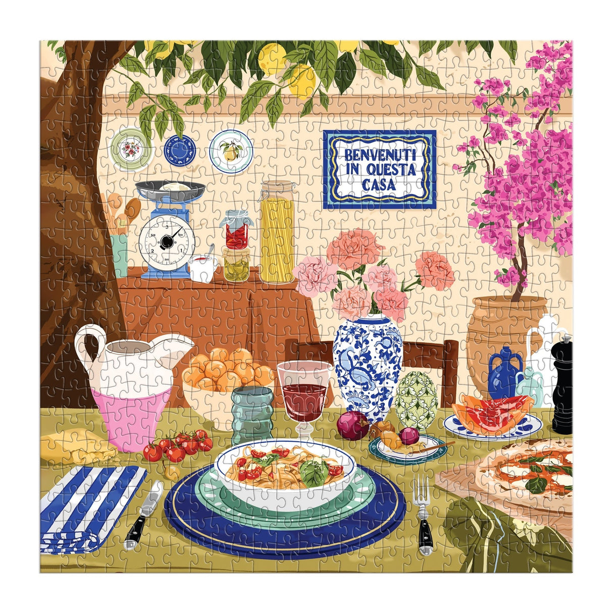 Galison Tuscan Afternoon Puzzle - 500 Piece