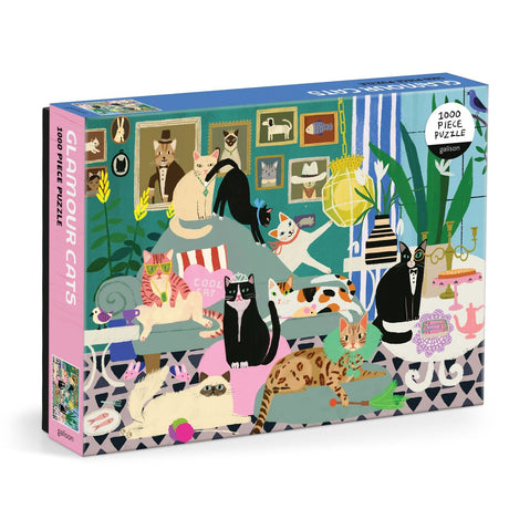 Galison Glamour Cats Puzzle - 1000 Piece