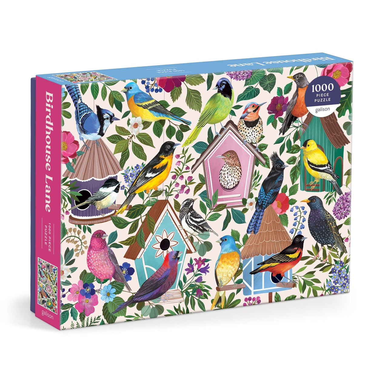 Galison Birdhouse Lane Puzzle - 1000 Piece