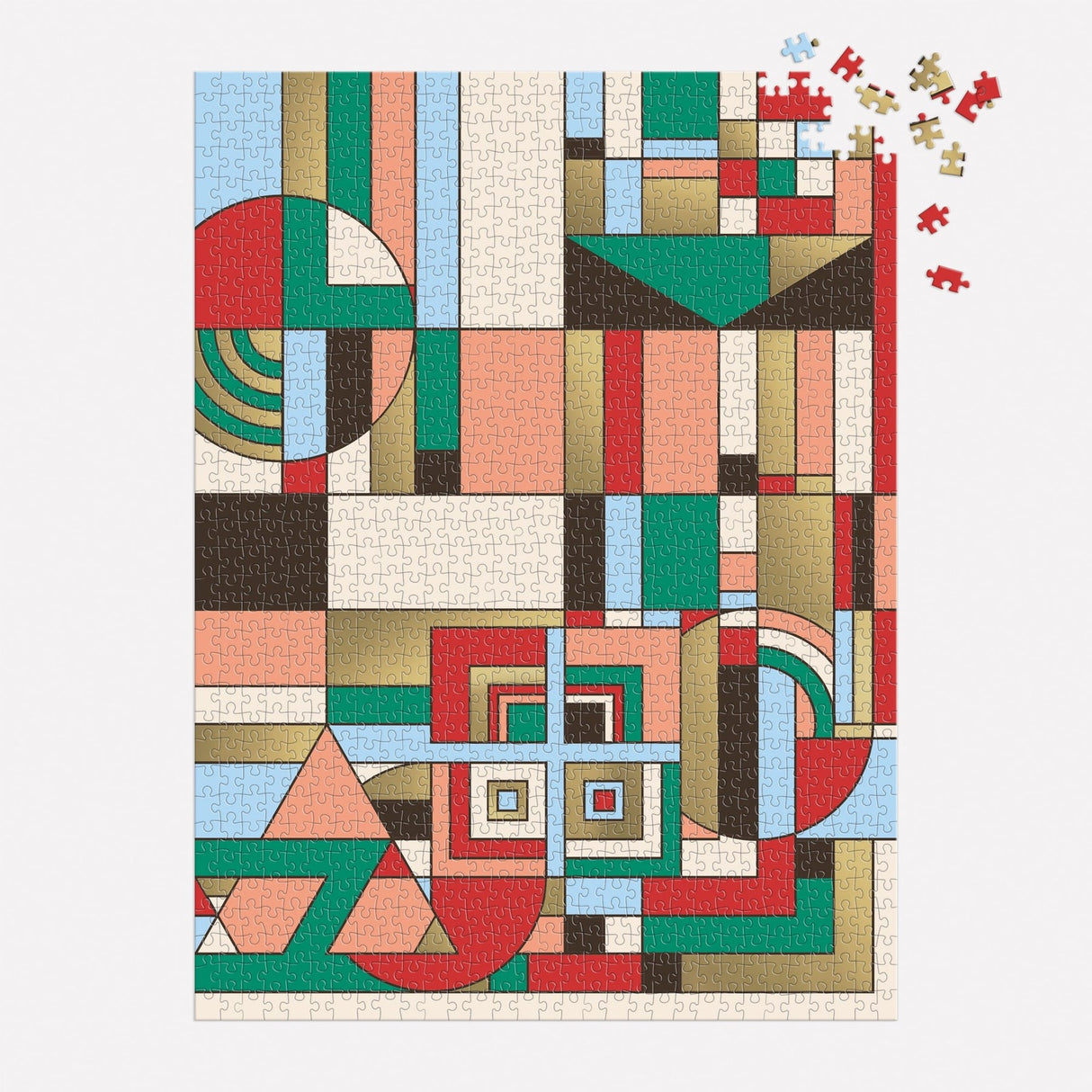Galison Frank Lloyd Wright December Gifts Foil Puzzle - 1000 Piece
