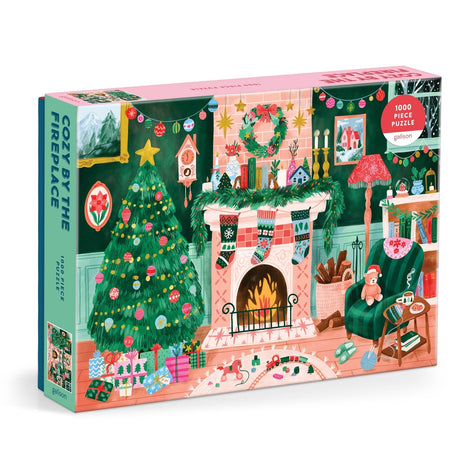 Galison Cozy by the Fireplace Puzzle - 1000 Piece