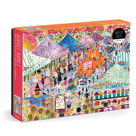 Galison Michael Storrings Harvest Market Puzzle - 1000 Piece