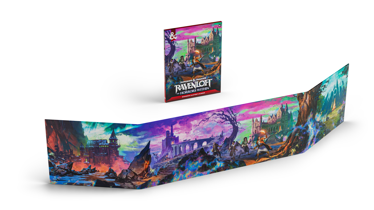 D&D Dungeons & Dragons Ravenloft the Horrors Within Dungeon Masters Screen