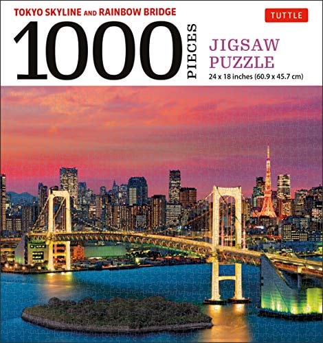 Tokyo Skyline and Rainbow Bridge - 1000 Piece Jigsaw Puzzle