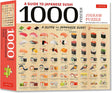 A Guide to Japanese Sushi - 1000 Piece Jigsaw Puzzle