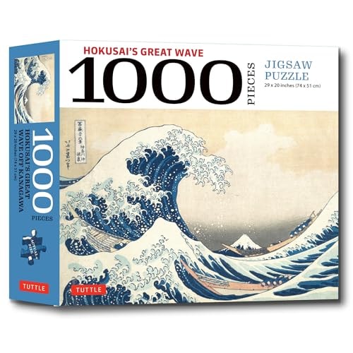 Hokusai's Great Wave  - 1000 Piece Jigsaw Puzzle