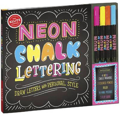 Neon Chalk Lettering