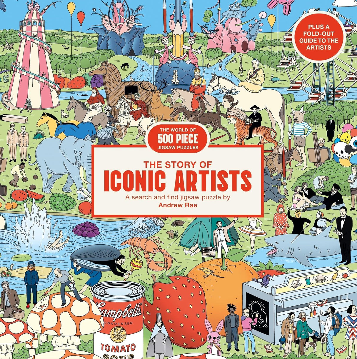 The Story of Iconic Artists 500 pieces