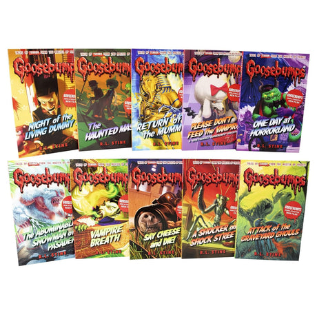 GOOSEBUMPS 10 BOOKS