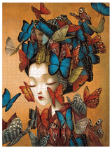 Madame Butterfly (Esprit de Lacombe) 1000 Piece Jigsaw Puzzle