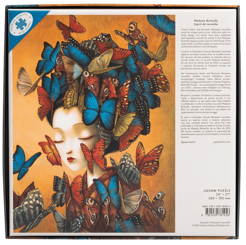 Madame Butterfly (Esprit de Lacombe) 1000 Piece Jigsaw Puzzle