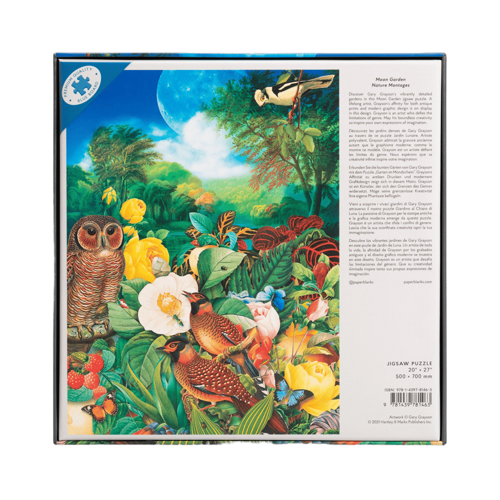 Moon Garden (Nature Montages) 1000 Piece Jigsaw Puzzle