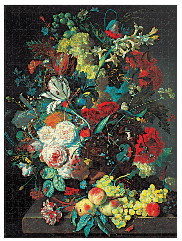 Van Huysum (Still Life Burst) 1000 Piece Jigsaw Puzzle