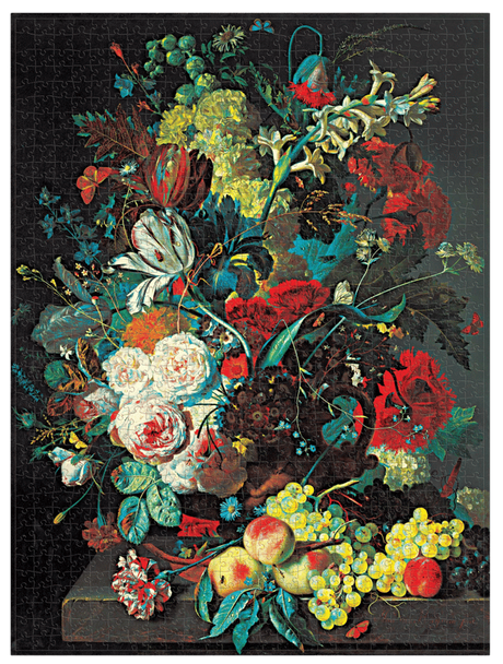 Van Huysum (Still Life Burst) 1000 Piece Jigsaw Puzzle
