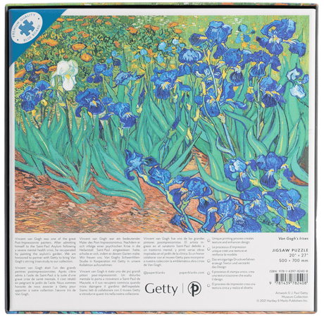 Van Gogh’s Irises 1000 Piece Jigsaw Puzzle