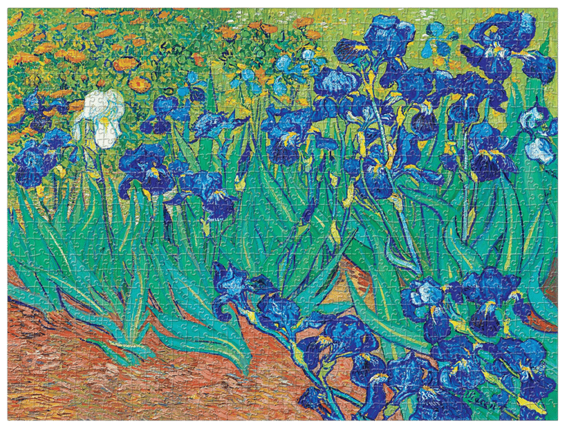 Van Gogh’s Irises 1000 Piece Jigsaw Puzzle
