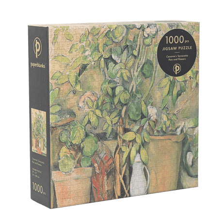 Cezanne’s Terracotta Pots and Flowers 1000 Piece Jigsaw Puzzle