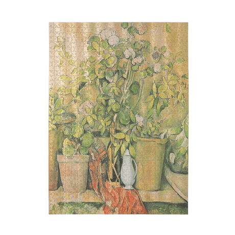 Cezanne’s Terracotta Pots and Flowers 1000 Piece Jigsaw Puzzle