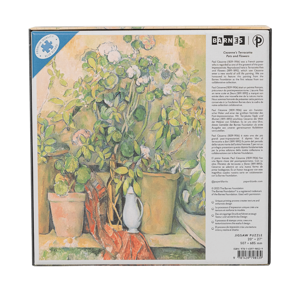 Cezanne’s Terracotta Pots and Flowers 1000 Piece Jigsaw Puzzle