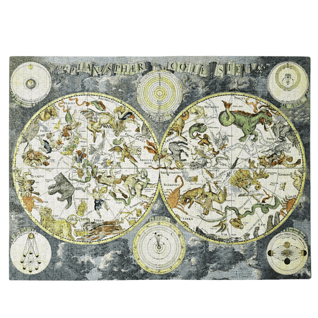 Celestial Planisphere (Early Cartography) 1000 Piece Jigsaw Puzzle