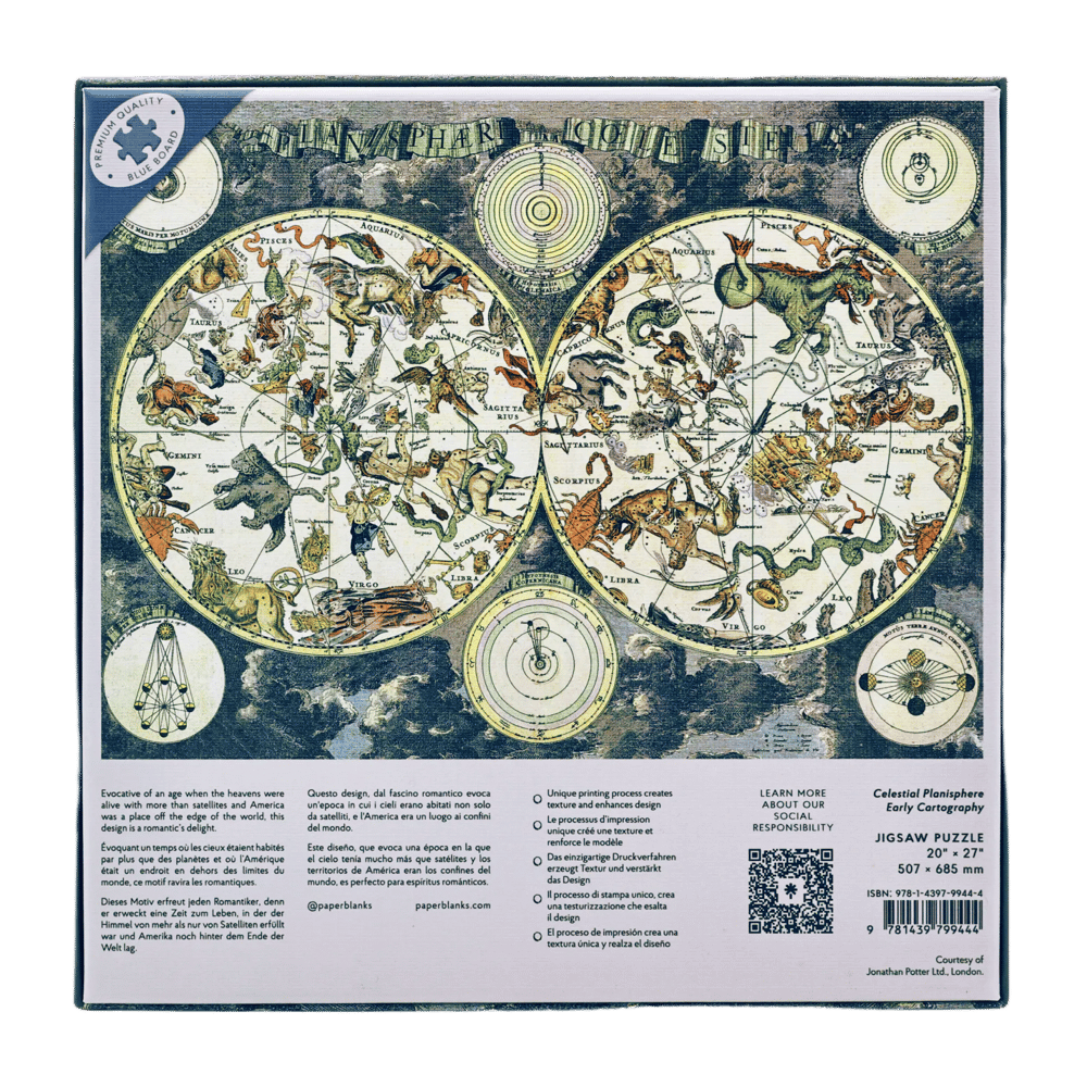 Celestial Planisphere (Early Cartography) 1000 Piece Jigsaw Puzzle