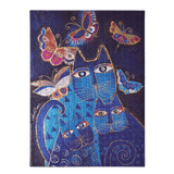 Blue Cats & Butterflies (Fantastic Felines) 500 Piece Jigsaw Puzzle