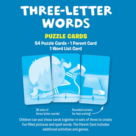 School Zone Three-Letter Words Flash Cards