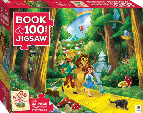 Wizard of Oz 100pc Puzzle with Picture Book