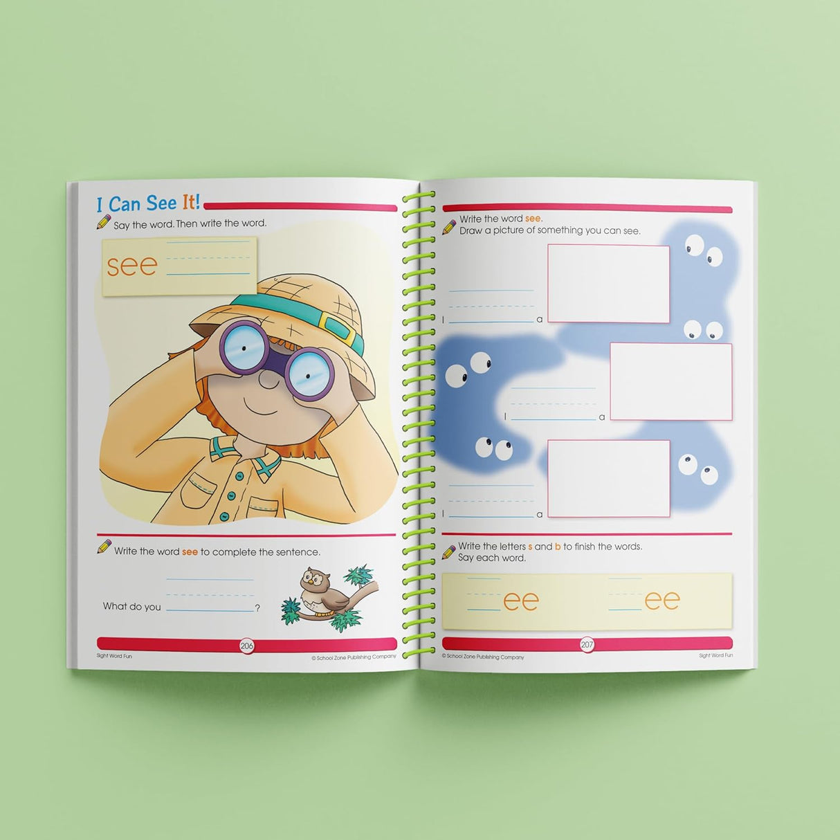 School Zone Big Spiro Workbook Writing
