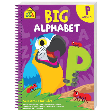 School Zone Big Spiro Workbook Alphabet