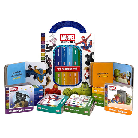 Marvel Beginnings: 12 Super Board Books