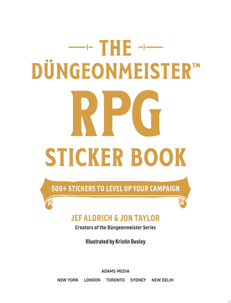 The Düngeonmeister RPG Sticker Book