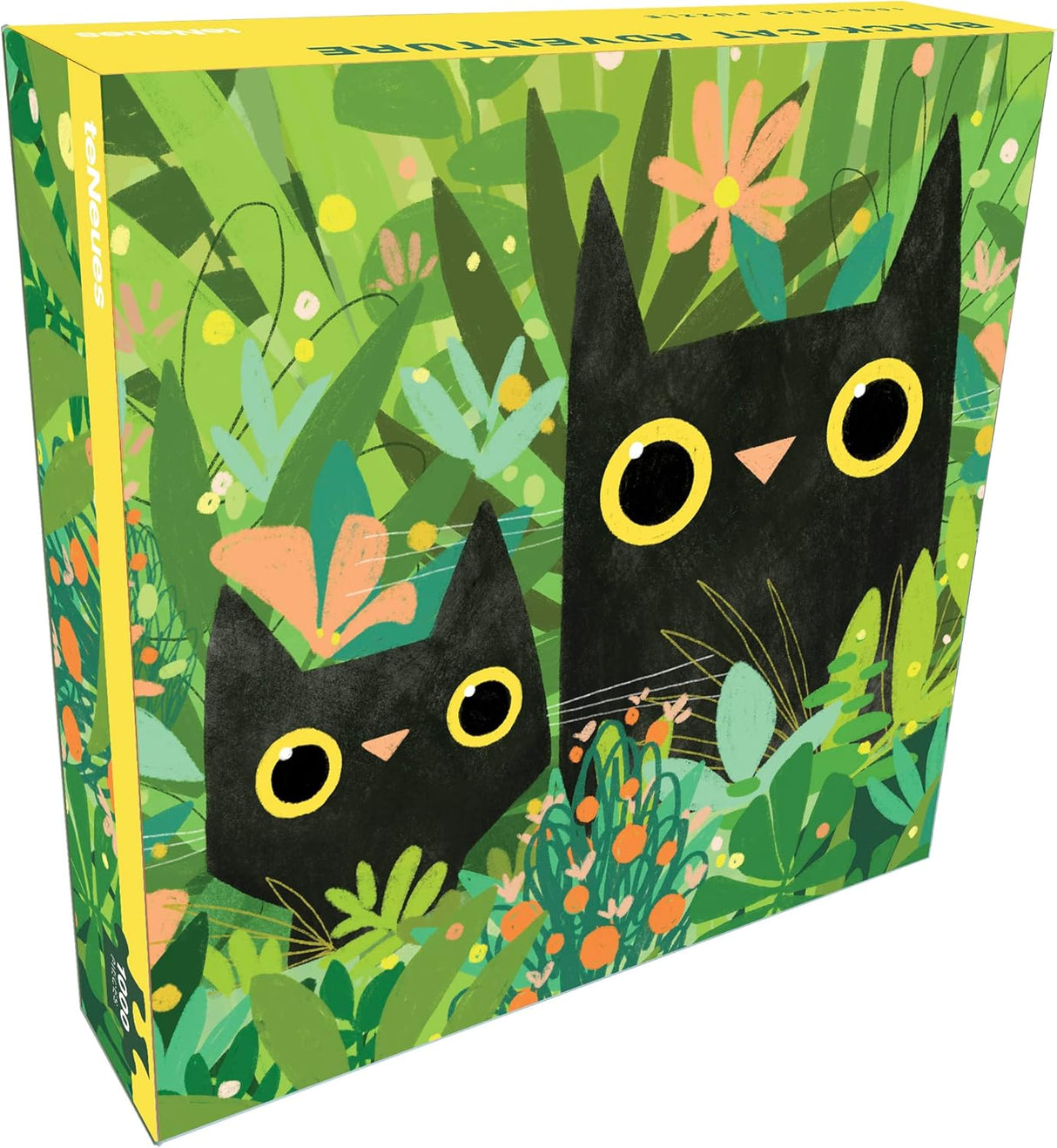 Black Cat Adventure 1000-Piece Puzzle