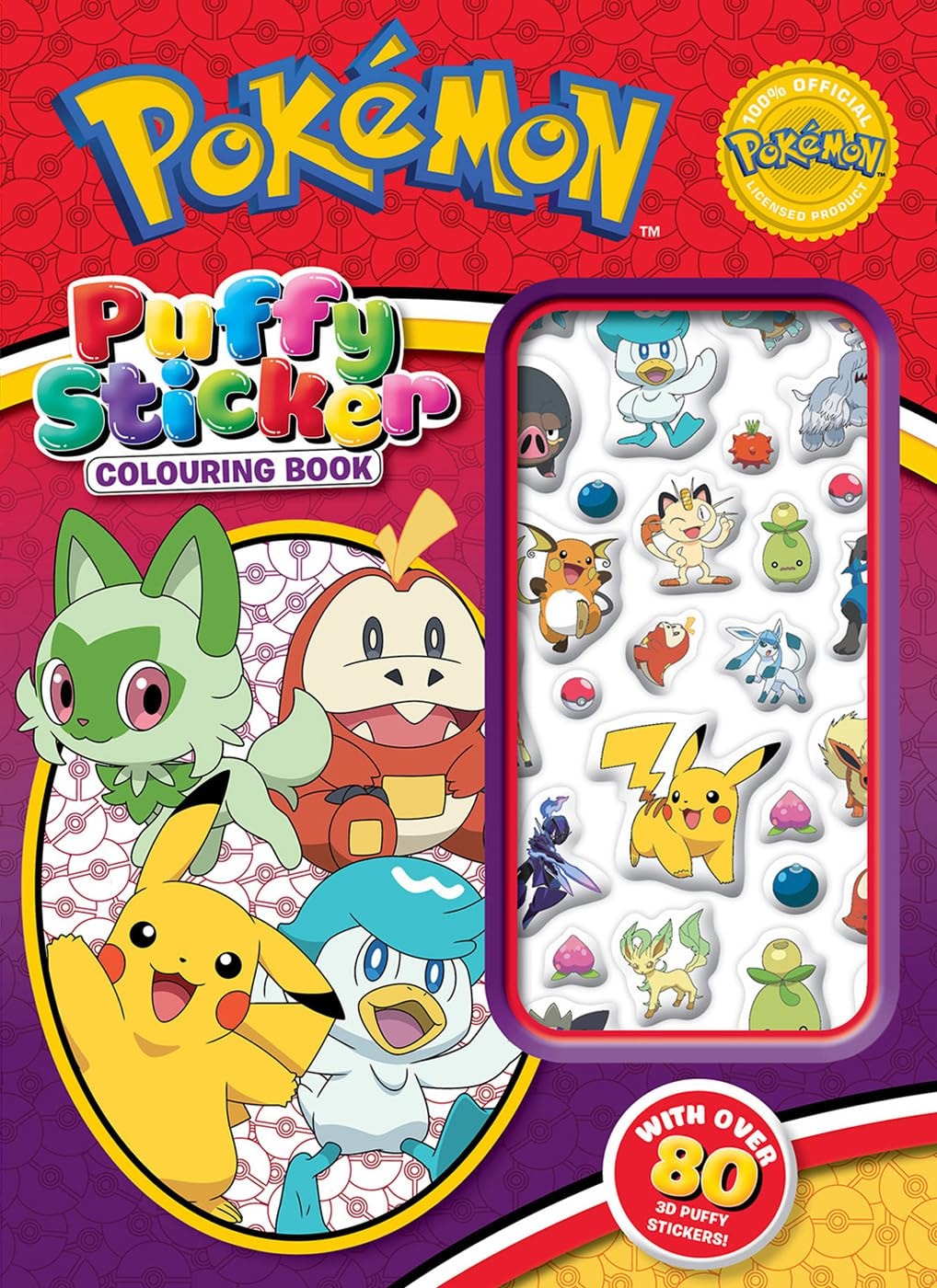 Pokemon: Puffy Sticker Colouring Book (Featuring Paldea Region)