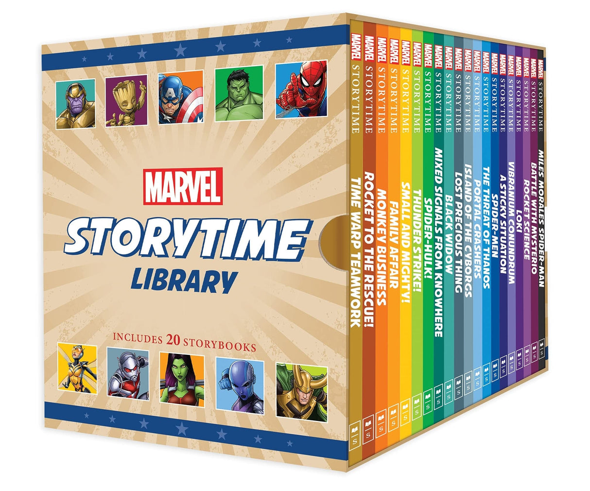 Marvel Storytime Library: Includes 20 Storybooks