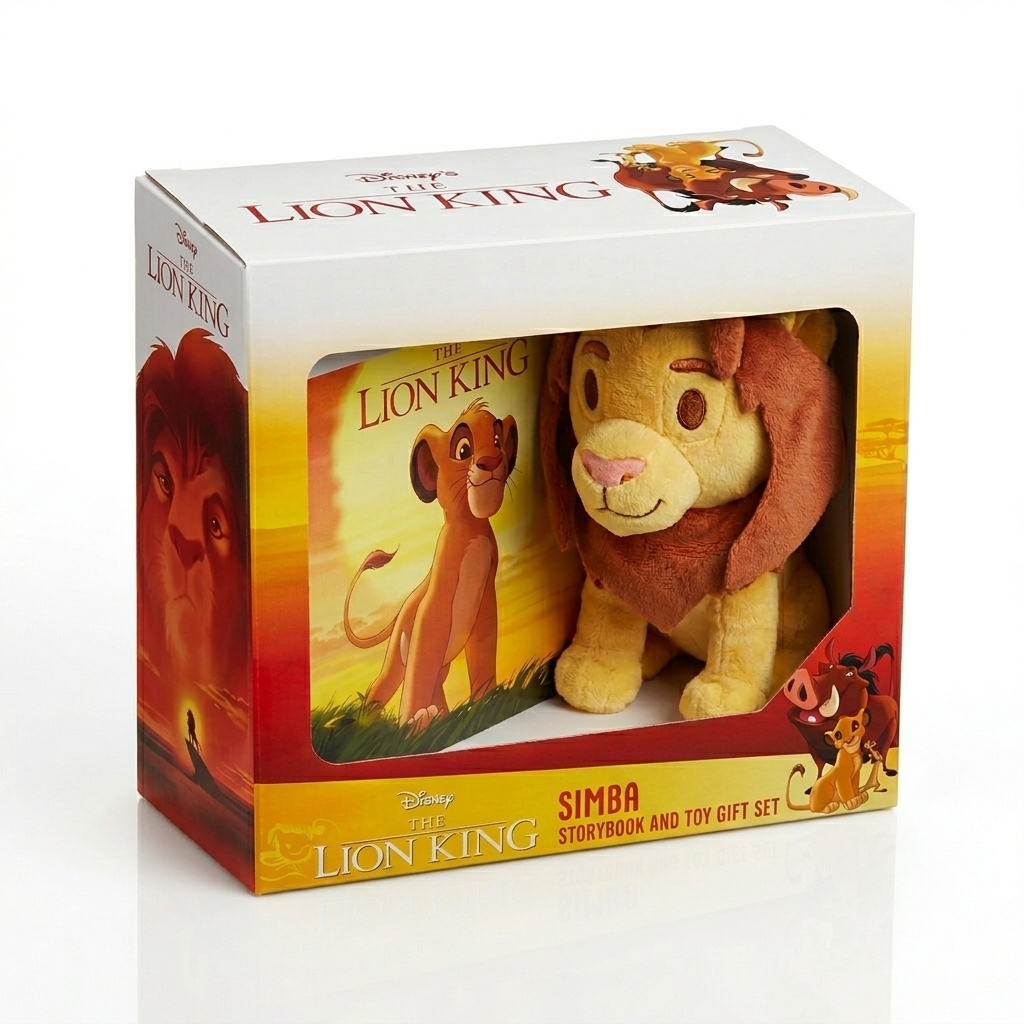 The Lion King: Simba Storybook and Toy Gift Set (Disney)